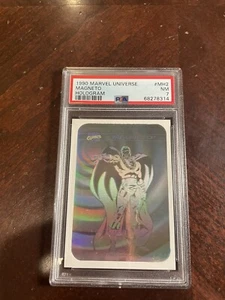 Holograma magnético Marvel Universe 1990 #MH2 PSA 7 Nm centrado - Imagen 1 de 2