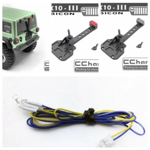 Nylon Spare Tire Wheel Support Mount + Light for AXIAL SCX10 III 1/10 RC CAR - Picture 1 of 6