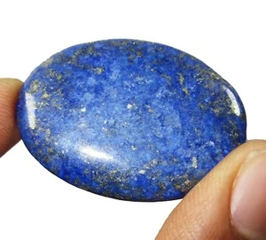 Piedra preciosa suelta de 36,55 quilates 100 % natural certificada por lapislázuli con regalo gratis - Imagen 1 de 7