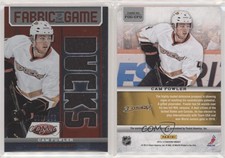 2012-13 Certified Fabric of the Game Mirror Red Team Die-Cut /150 Cam Fowler