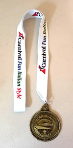 Carnival Fun Italian Style Carnival Firenze Spinner Medallion with Lanyard - Picture 1 of 5