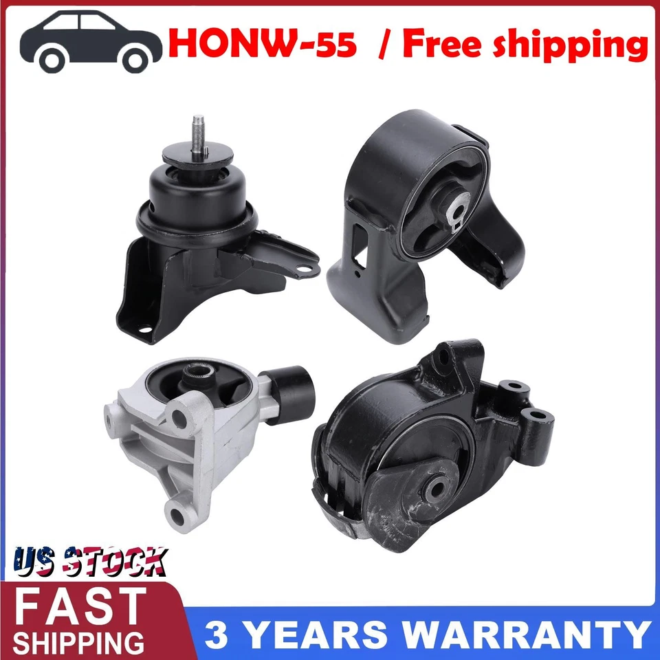 4x Engine Motor & Transmission Mount For Hyundai Entourage 2007-2010 Kia Sedona Foto 1 de 4
