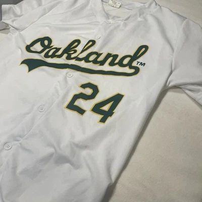 Camiseta Oakland Athletics Rickey Henderson Blanca MLB SGA Promo Foto 1 de 4