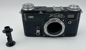 Kiew 4A schwarz UdSSR 35mm Contax Kopie Kamera nur Gehäuse #7307271 - Bild 1 von 7