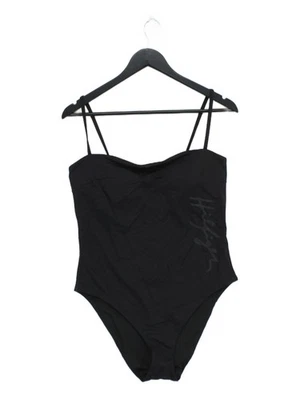 Tommy Hilfiger cheeky high leg cami one-piece swimsuit in black RRP £85 - Image 1 of 4