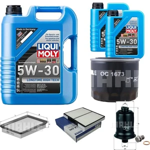Pacchetto ispezione Mahle 7 L Liqui Moly Longtime 5W-30 per Hyundai Coupe 2.0 GLS - Foto 1 di 9