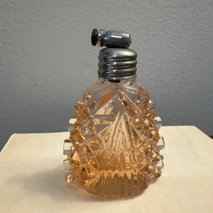 Bottiglia atomizzatore profumo rosa 1945-52 vintage vetro Giappone - Foto 1 di 7