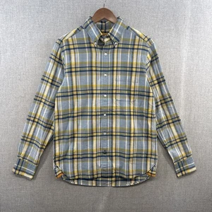 Original Madras Trading Company Hemd Herren Small Blau Kariert Langarm Neu ohne Etikett - Bild 1 von 17