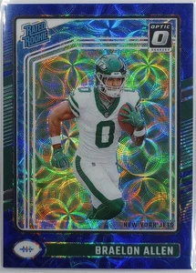 Mira telescópica azul Prizm RC 2024 Panini Donruss Braelon Allen Rookie #306 vista previa óptica - Imagen 1 de 3