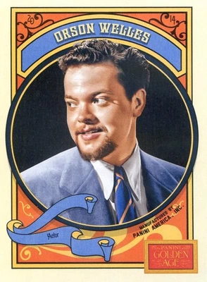 Panini Golden Age Base #49 2014 Orson Welles Foto 1 de 2
