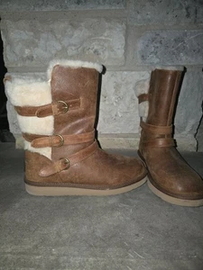 UGG W Becket Chestnut Damen Größe 9 Wolle gefüttert mit Schnallen um den Rücken 1005380 - Bild 1 von 8