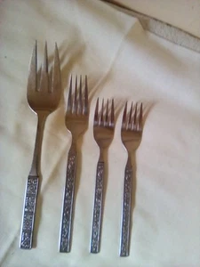 National Stainless Korea Replacement Forks / Antique Flatware Rare - Picture 1 of 5