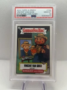 2023 Topps X Vincent Van Gogh (Gone) Artist GPK Garbage Paul Kids PSA 10 - Picture 1 of 5