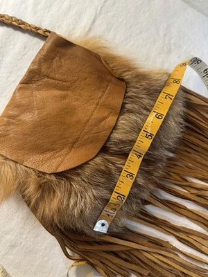 Authentic Fox Leather Purse Shoulder Bag - Image 1 of 4