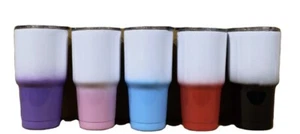 5/pack 30oz Sublimation Blank Skinny Tumbler Stainless Steel Insulated Bottle - Picture 1 of 1