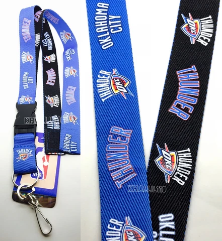 NBA Oklahoma City Thunder Two tone Keychain Lanyard Cover