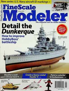 Fine Scale Modeler Magazine January 2019 Detail the Dunkerque Battleship - Imagen 1 de 2