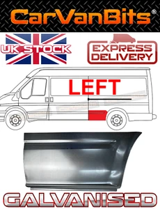 FOR FORD TRANSIT MK6 MK7 00-14 REAR WHEEL ARCH SIDE BODY REPAIR PANEL SILL LEFT - Picture 1 of 7