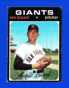 1971 Topps BASEBALL SET BREAK #621 RON BRYANT SAN FRANCISCO GIANTS (JK2) - Foto 1 di 1