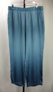 Weiche Umrandung Nirvana Hose gerades Bein PL 14-16 blau satiniertes Gefühl neu mit Etikett * - Bild 1 von 6