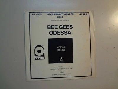 BEE GEES:Odessa Excerpts From LP w/3 Tracks-U.S.7" 69 Atco EP-C-4535 w/DJ PSL DJ - Image 1 of 4