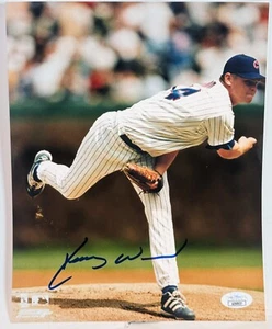 Kerry Wood Autographed 8x10 Photograph (JSA COA) - Picture 1 of 3