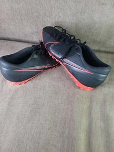 Nike Mercurial Vapor 13 Academy TF Mens 12.5 Black Soccer Cleats AT7996-060 S87 - Picture 1 of 13