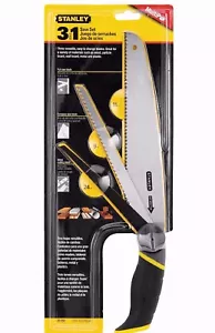 STANLEY 3 in 1 Hand Wood Saw, Compass, Tree Pruning & Metal Blade Hacksaw 020092 - Picture 1 of 5