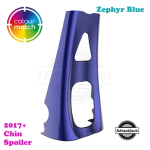 Zephyr Blue ABS Chin Spoiler Fit 2017+ Air-Cooled Harley Road FLHT Touring - Picture 1 of 10