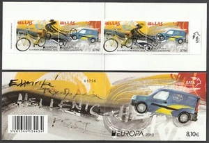 Greece 2013 Europa Cept Booklet - 2 Sets Imperforated CTO First Day Cancel - Picture 1 of 1
