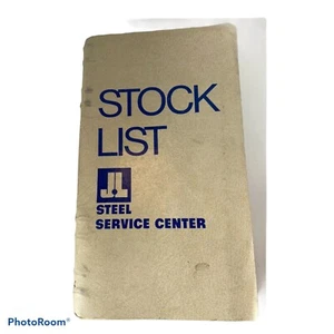 Vintage Jones & Laughlin Steel Service Center Stock List - Picture 1 of 8