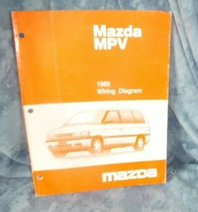 Mazda 1989 diagrama de cableado MPV manual de servicio - Imagen 1 de 2