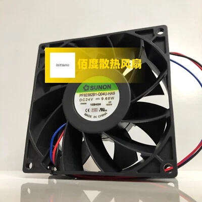 SUNON PF92382B1-Q04U-HA9 DC24V 9.68W Inverter Cooling Fan 3pin - Image 1 of 3