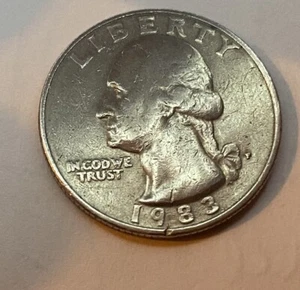1983-P Washington Quarter. Rare Error Coin. P Filled & More Mint Condition - Picture 1 of 3