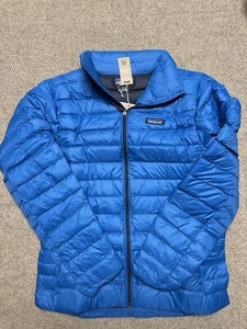 🔥Patagonia Men's Down Sweater Jacket Endless Blue Color Size M Authentic - Picture 1 of 5