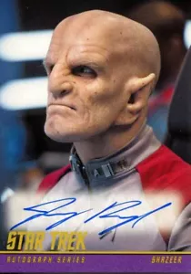 Star Trek Beyond (Classic Movie) Autograph Card Jeremy Raymond as Shazeer - Picture 1 of 1