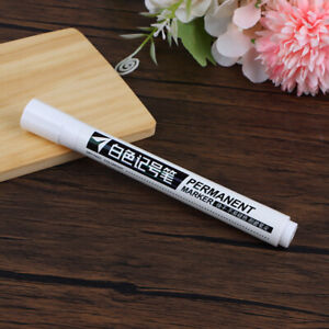 10pcs White Marker Pen Permanent Oily Waterproof Plastic Gel Pen Writing Pen