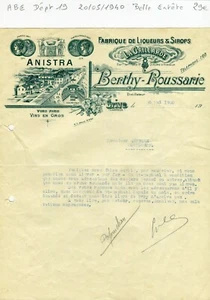 Dépt 19 - Brive - Belle Entête d'une Distillerie du 20/05/1940 A Voir !!!!!!!!!! - Picture 1 of 1