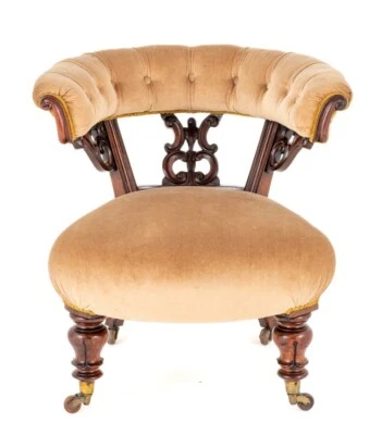 Victorian Tub Chair Period Antique Interiors - Image 1 of 4