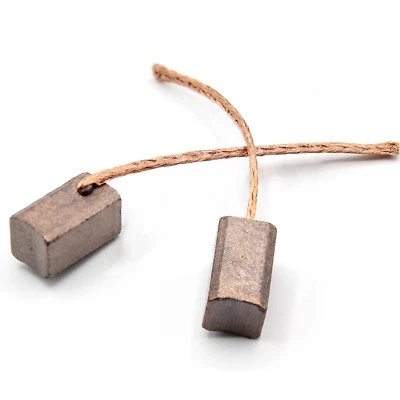 Balais de Charbon 6x6x10mm pour Souffleur/ Ventilateur/ Lève-vitre/ Pompe à Eau - Photo 1/2