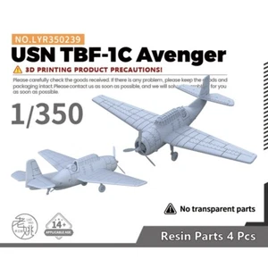 Kit maquette militaire Yao's Studio LYR350239 1/350 USN TBF-1C Avenger - Photo 1 sur 5