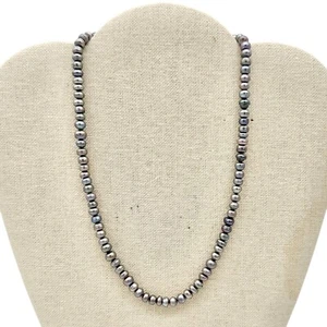 Premier Designs Necklace 18 Inch Freshwater Pearl Necklace Silver Toggle Clasp - Picture 1 of 9