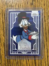 2023 Topps Chrome Disney 100 Scrooge Mcduck /23 Blue Wave SHIPS FROM US!