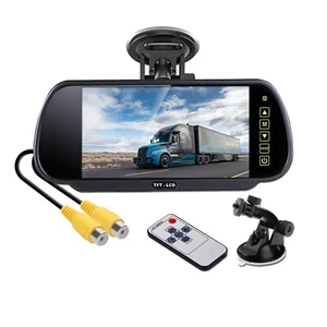 Soporte de succión de abrazadera AV para monitor de espejo de 7" para coche furgoneta autocaravana autobús caravana - Imagen 1 de 11