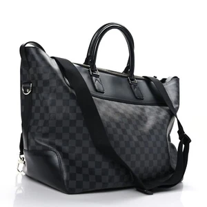 Louis Vuitton Damier Neo Greenwich Weekender Travel Bag Graphite Unisex - Picture 1 of 8