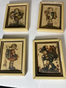 Hummel Original Mini Prints. Made In Germany. 4er Set. Antike Rahmen - Bild 1 von 6