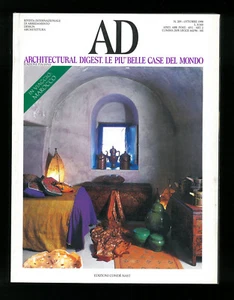 ARCHITEKTUR AD ARCHITECTURL DIGEST DIE SCHÖNSTEN HÄUSER DER WELT 209 OKTOBER 98 - Bild 1 von 1
