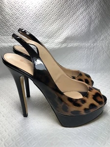 Anly Maken Women's Platform Round Toe Stiletto Peeptoe & Ankle Strap Pumps Sz-8 - Picture 1 of 10