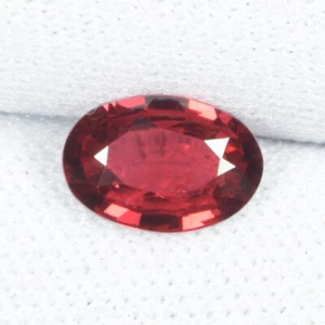 0.77 Cts Best Luster Vivid Red Natural Spinel Fancy Oval From Burma.....!!!! - Picture 1 of 2