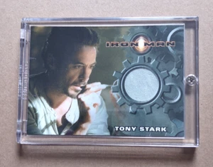 2008 Iron Man Movie Costume Card Tony Stark (Gray Shirt) Robert Downey Jr - Picture 1 of 2